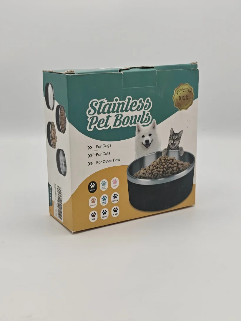 Stainless pet bowls