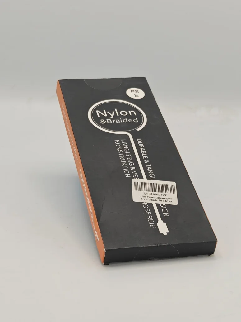 Nylon braided cable – black box